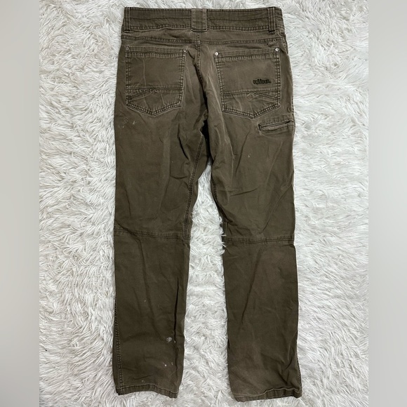 KUHL MEN’S KANVUS JEAN SIZE 30x32 KHAKI TAN STRAIGHT LEG - Picture 2 of 8